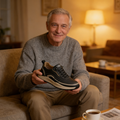 【⏰Limited Time 50% Off - Don't Miss It】Ergonomic Orthopedic Shoes - ✅️ Posture Correction While Walking - Waterproof and Anti-Slip 👞 Selected Australian Leather