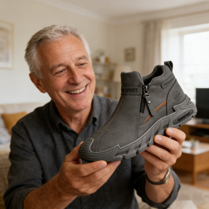 【⏰Limited Time 50% Off - Don't Miss It】Ergonomic Orthopedic Shoes - ✅️ Posture Correction While Walking - Waterproof and Anti-Slip 👞 Selected Australian Leather