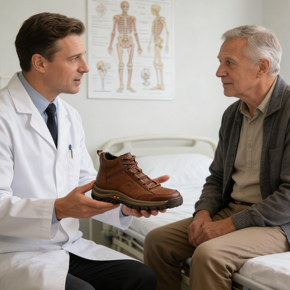 【⏰Limited time offer: 70% off – Don't miss it!】Ergonomic orthopedic shoes – ✅️Corrects posture while walking and relieves foot pain – Newly improved waterproof and anti-slip 👞Selected Australian leather