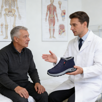 【⏰Limited Time 50% Off - Don't Miss It】Latest Ergonomic Wool Shoes - ✅️Corrects Posture While Walking - Improved Design, Warm, Waterproof and Anti-Slip 👞