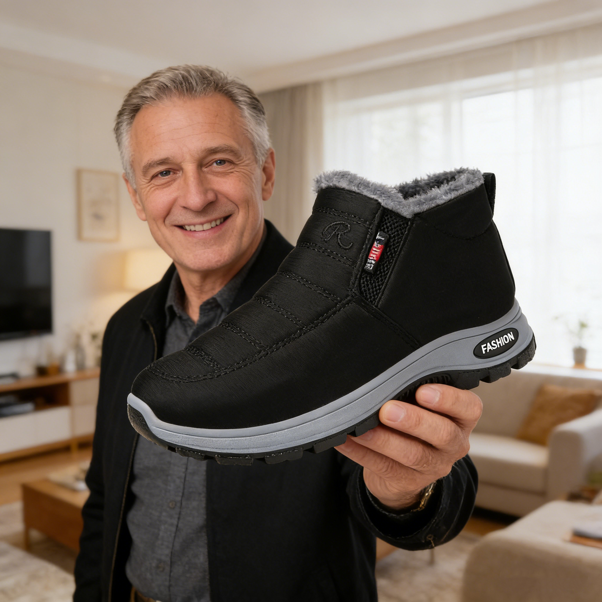 【⏰Limited Time 50% Off - Don't Miss It】Latest Ergonomic Wool Shoes - ✅️Corrects Posture While Walking - Improved Design, Warm, Waterproof and Anti-Slip 👞