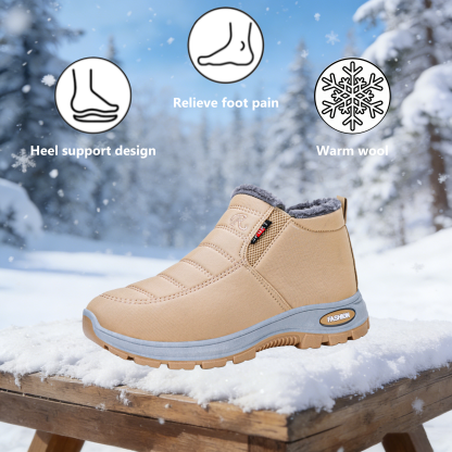 【⏰Limited Time 50% Off - Don't Miss It】Latest Ergonomic Wool Shoes - ✅️Corrects Posture While Walking - Improved Design, Warm, Waterproof and Anti-Slip 👞