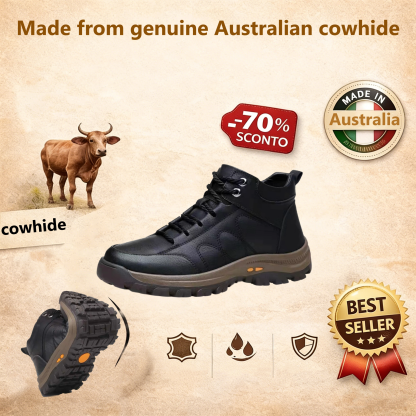 【⏰Limited time offer: 70% off – Don't miss it!】Ergonomic orthopedic shoes – ✅️Corrects posture while walking and relieves foot pain – Newly improved waterproof and anti-slip 👞Selected Australian leather