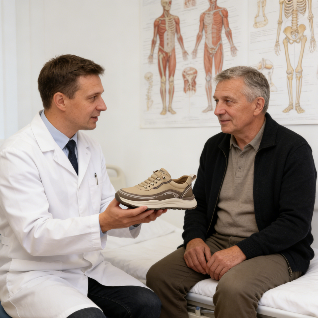 【⏰Limited Time 50% Off - Don't Miss It】Ergonomic Orthopedic Shoes - ✅️ Posture Correction While Walking - Waterproof and Anti-Slip 👞 Selected Australian Leather