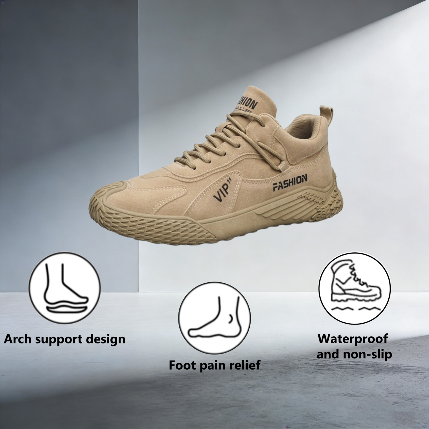 【⏰Limited Time 50% Off - Don't Miss It】Ergonomic Orthopedic Shoes - ✅️ Posture Correction While Walking - Waterproof and Anti-Slip 👞 Selected Australian Leather
