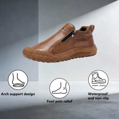 【⏰Limited Time 50% Off - Don't Miss It】Ergonomic Orthopedic Shoes - ✅️ Posture Correction While Walking - Waterproof and Anti-Slip 👞 Selected Australian Leather