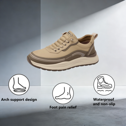 【⏰Limited Time 50% Off - Don't Miss It】Ergonomic Orthopedic Shoes - ✅️ Posture Correction While Walking - Waterproof and Anti-Slip 👞 Selected Australian Leather