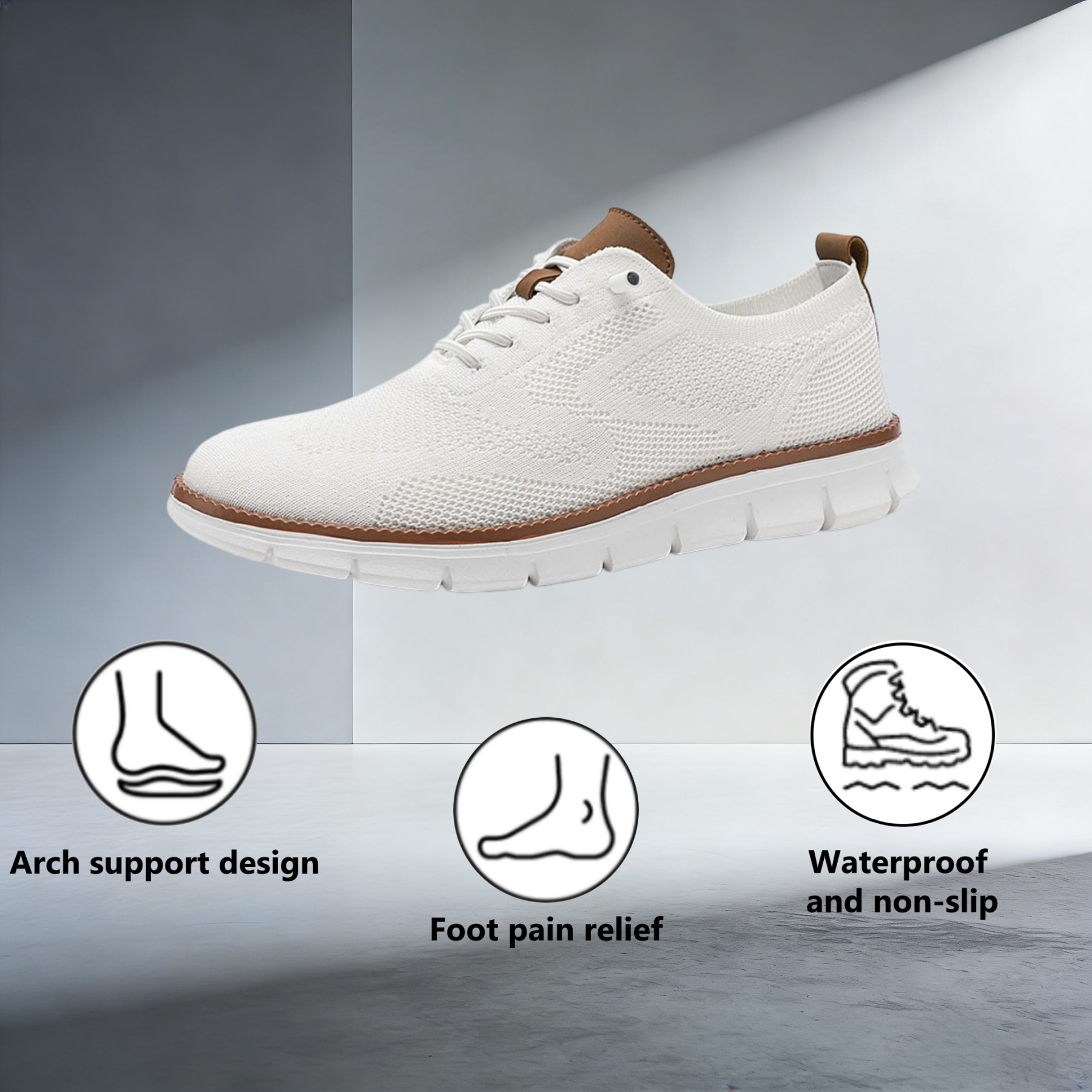 【⏰Limited-Time 50% Off - Don't Miss Out】Brand New Ergonomic Orthotic Shoes - ✅️Corrects Posture While Walking - Upgraded Waterproof and Slip-Resistant 👞