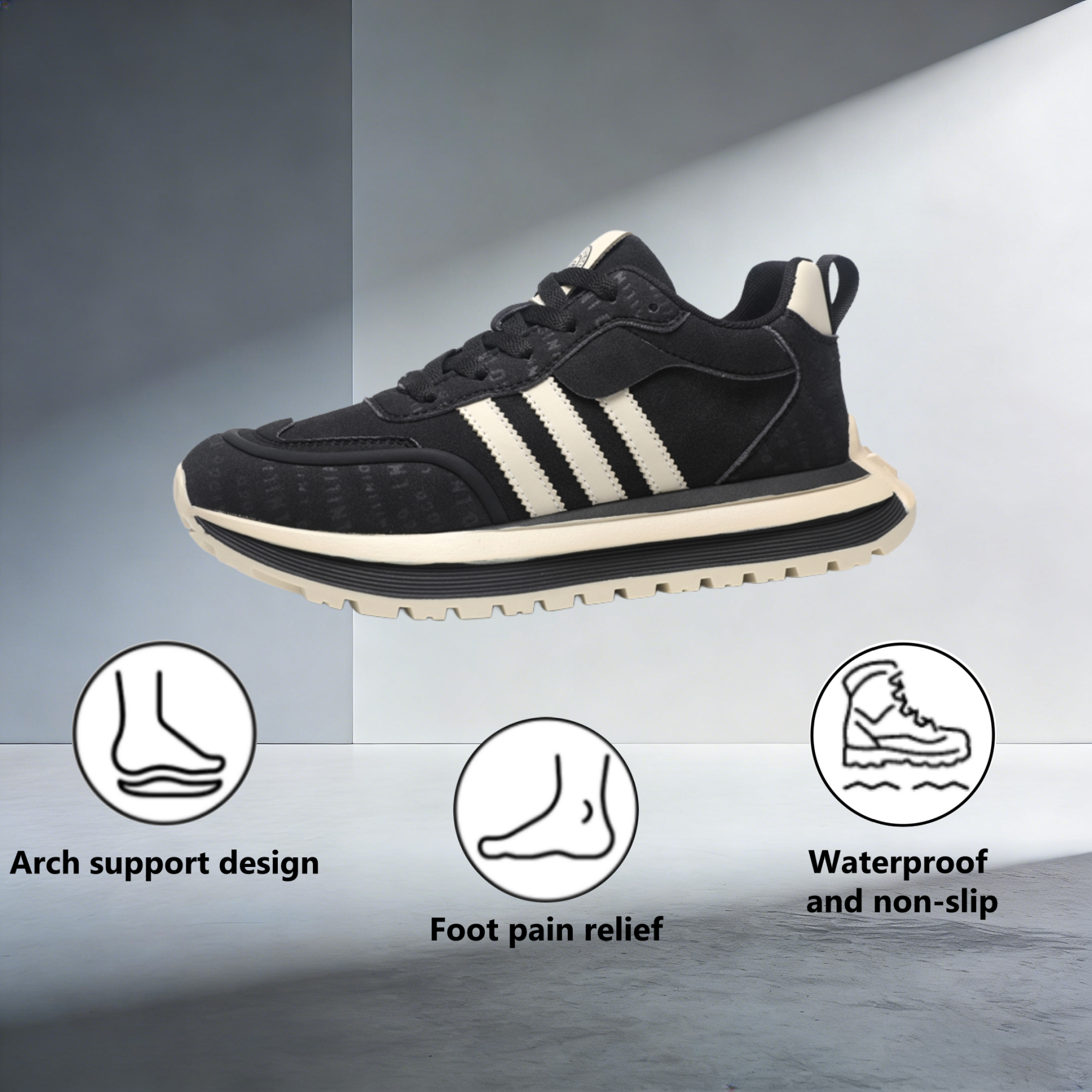 【⏰Limited Time 50% Off - Don't Miss It】Ergonomic Orthopedic Shoes - ✅️ Posture Correction While Walking - Waterproof and Anti-Slip 👞 Selected Australian Leather