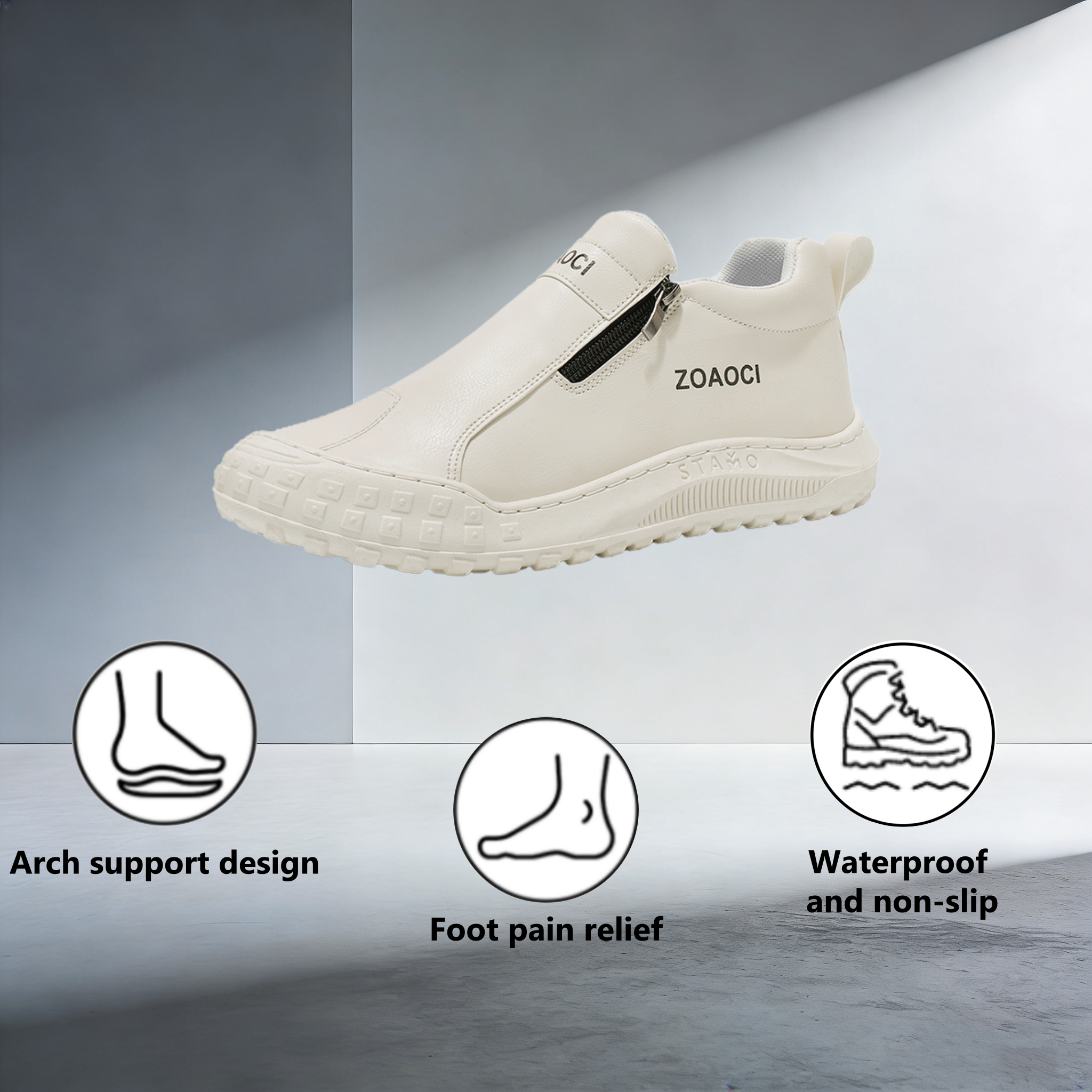 【⏰Limited Time 50% Off - Don't Miss It】Ergonomic Orthopedic Shoes - ✅️ Posture Correction While Walking - Waterproof and Anti-Slip 👞 Selected Australian Leather