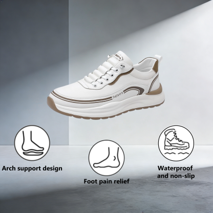 【⏰Limited Time 50% Off - Don't Miss It】Ergonomic Orthopedic Shoes - ✅️ Posture Correction While Walking - Waterproof and Anti-Slip 👞 Selected Australian Leather