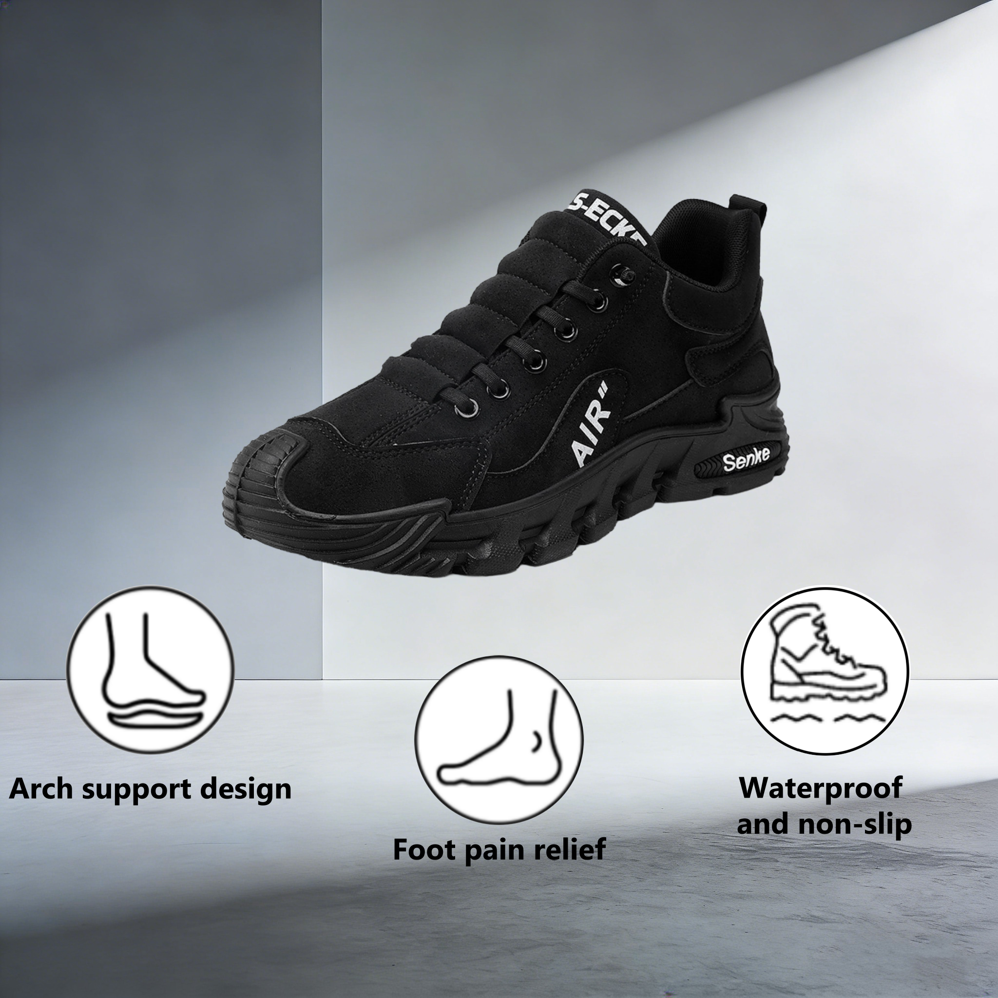 【⏰Limited Time 50% Off - Don't Miss It】Ergonomic Orthopedic Shoes - ✅️ Posture Correction While Walking - Waterproof and Anti-Slip 👞 Selected Australian Leather