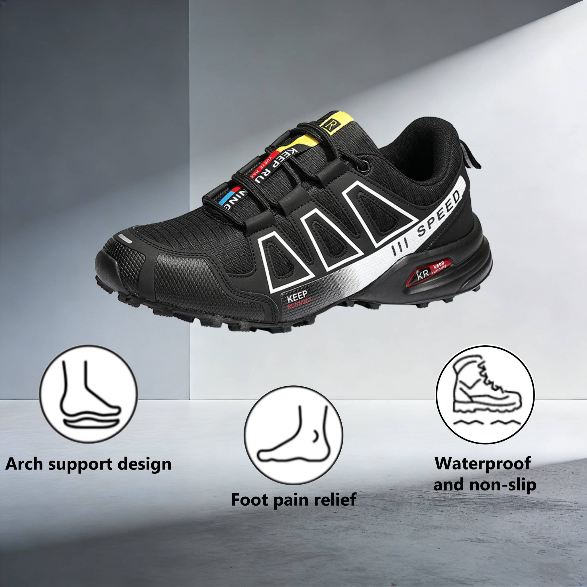 【⏰Limited-Time 50% Off - Don't Miss Out】Brand New Ergonomic Orthotic Shoes - ✅️Corrects Posture While Walking - Upgraded Waterproof and Slip-Resistant 👞