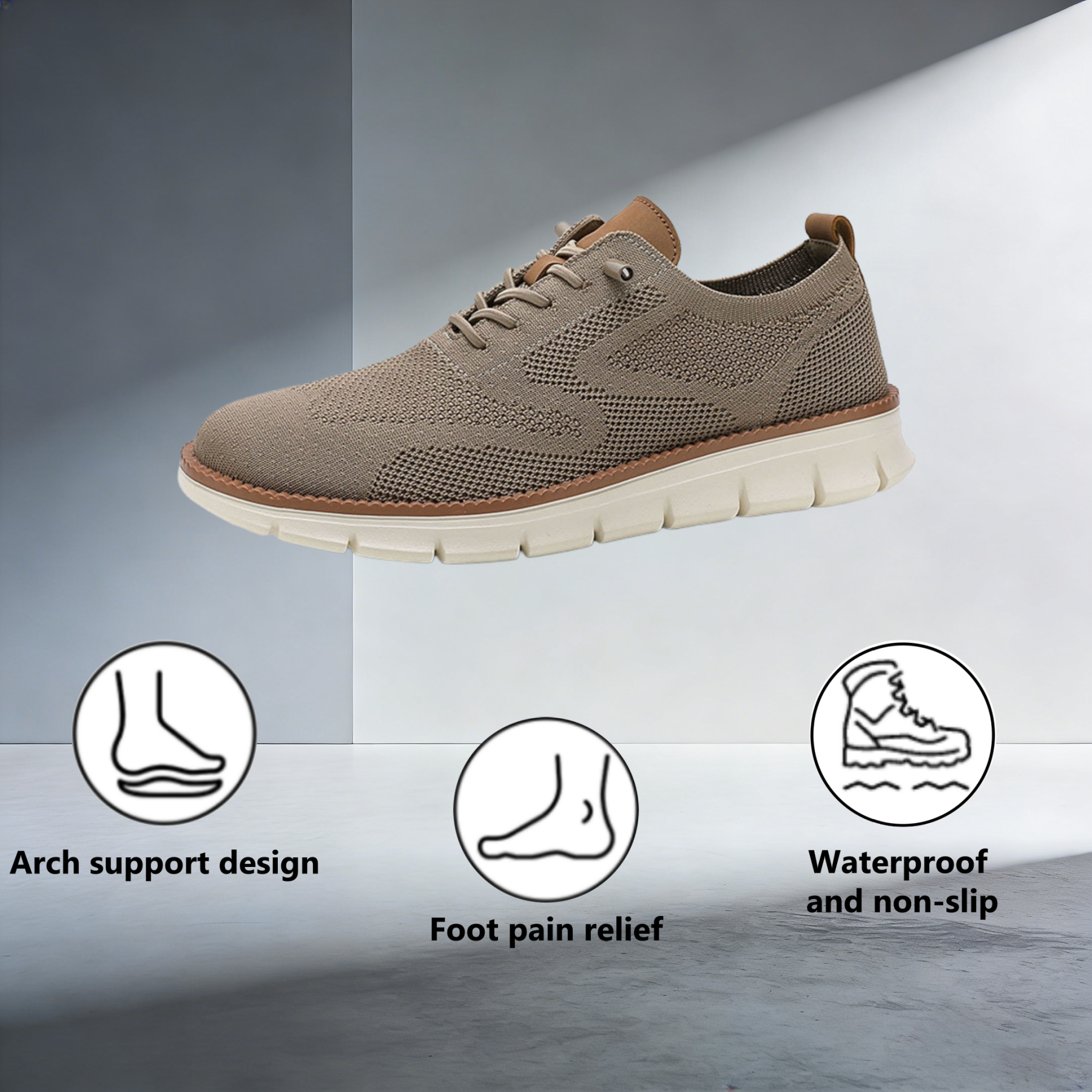 【⏰Limited-Time 50% Off - Don't Miss Out】Brand New Ergonomic Orthotic Shoes - ✅️Corrects Posture While Walking - Upgraded Waterproof and Slip-Resistant 👞
