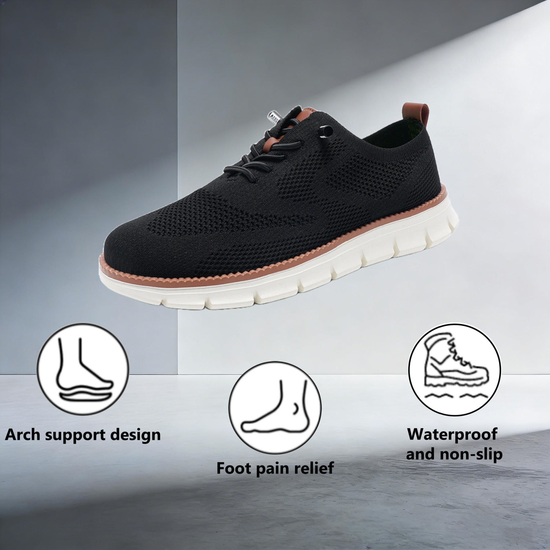【⏰Limited-Time 50% Off - Don't Miss Out】Brand New Ergonomic Orthotic Shoes - ✅️Corrects Posture While Walking - Upgraded Waterproof and Slip-Resistant 👞
