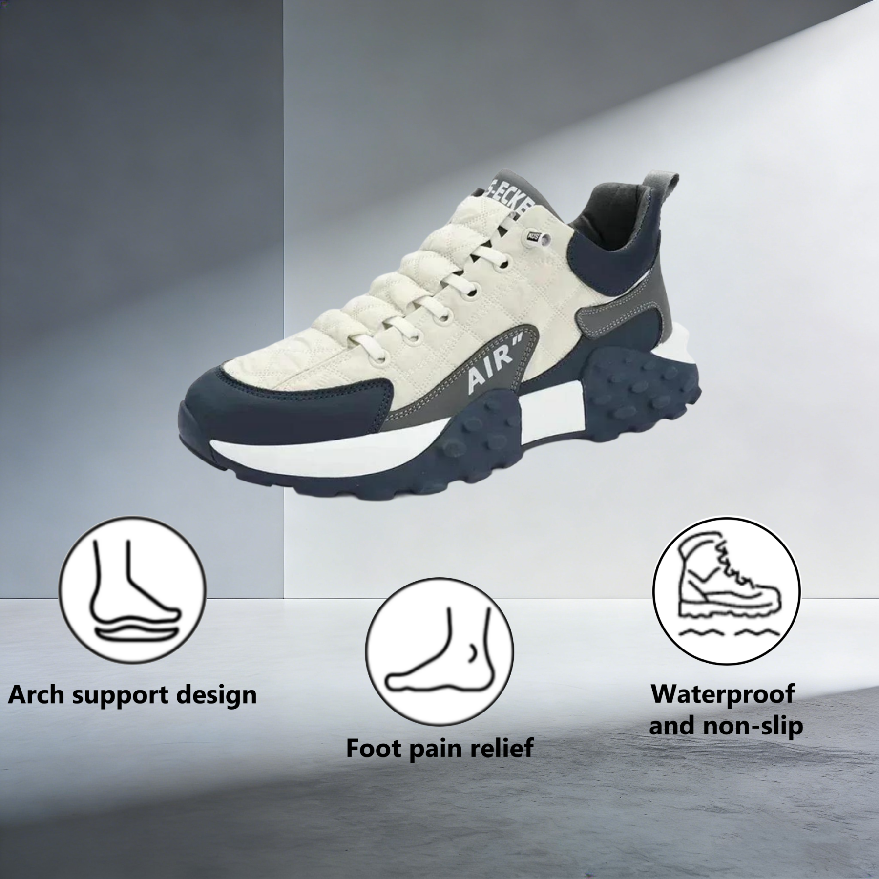 【⏰Limited Time 50% Off - Don't Miss It】Ergonomic Orthopedic Shoes - ✅️ Posture Correction While Walking - Waterproof and Anti-Slip 👞 Selected Australian Leather