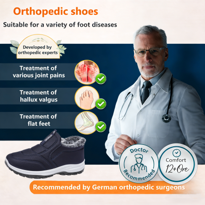 【⏰Limited Time 50% Off - Don't Miss It】Latest Ergonomic Wool Shoes - ✅️Corrects Posture While Walking - Improved Design, Warm, Waterproof and Anti-Slip 👞