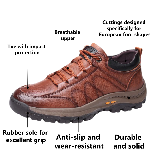 【⏰Limited time offer: 70% off – Don't miss it!】Ergonomic orthopedic shoes – ✅️Corrects posture while walking and relieves foot pain – Newly improved waterproof and anti-slip 👞Selected Australian leather