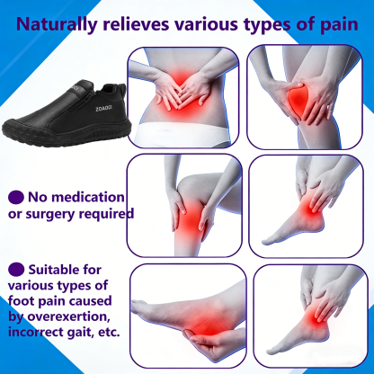 【⏰Limited Time 50% Off - Don't Miss It】Ergonomic Orthopedic Shoes - ✅️ Posture Correction While Walking - Waterproof and Anti-Slip 👞 Selected Australian Leather