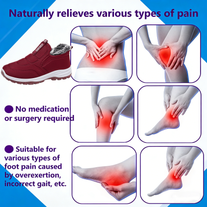 【⏰Limited Time 50% Off - Don't Miss It】Latest Ergonomic Wool Shoes - ✅️Corrects Posture While Walking - Improved Design, Warm, Waterproof and Anti-Slip 👞