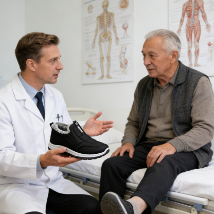 【⏰Limited Time 50% Off - Don't Miss It】Latest Ergonomic Wool Shoes - ✅️Corrects Posture While Walking - Improved Design, Warm, Waterproof and Anti-Slip 👞