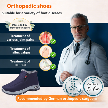 【⏰Limited Time 50% Off - Don't Miss It】Latest Ergonomic Wool Shoes - ✅️Corrects Posture While Walking - Improved Design, Warm, Waterproof and Anti-Slip 👞