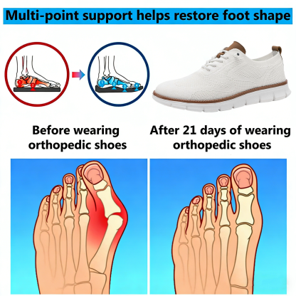 【⏰Limited-Time 50% Off - Don't Miss Out】Brand New Ergonomic Orthotic Shoes - ✅️Corrects Posture While Walking - Upgraded Waterproof and Slip-Resistant 👞