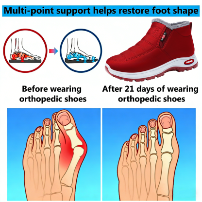 【⏰Limited Time 50% Off - Don't Miss It】Latest Ergonomic Wool Shoes - ✅️Corrects Posture While Walking - Improved Design, Warm, Waterproof and Anti-Slip 👞