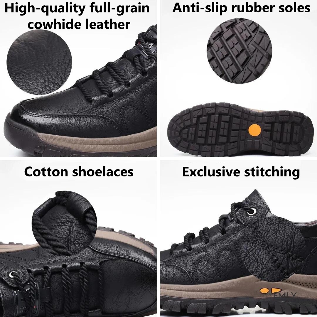【⏰Limited time offer: 70% off – Don't miss it!】Ergonomic orthopedic shoes – ✅️Corrects posture while walking and relieves foot pain – Newly improved waterproof and anti-slip 👞Selected Australian leather