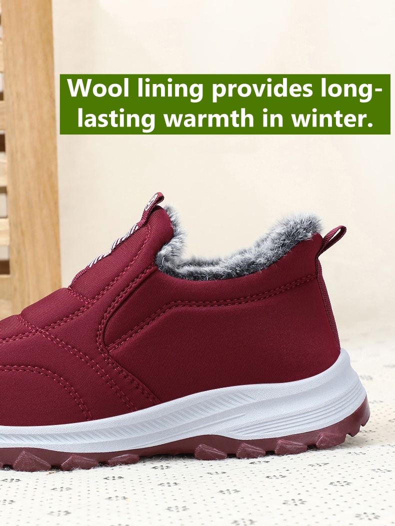 【⏰Limited Time 50% Off - Don't Miss It】Latest Ergonomic Wool Shoes - ✅️Corrects Posture While Walking - Improved Design, Warm, Waterproof and Anti-Slip 👞
