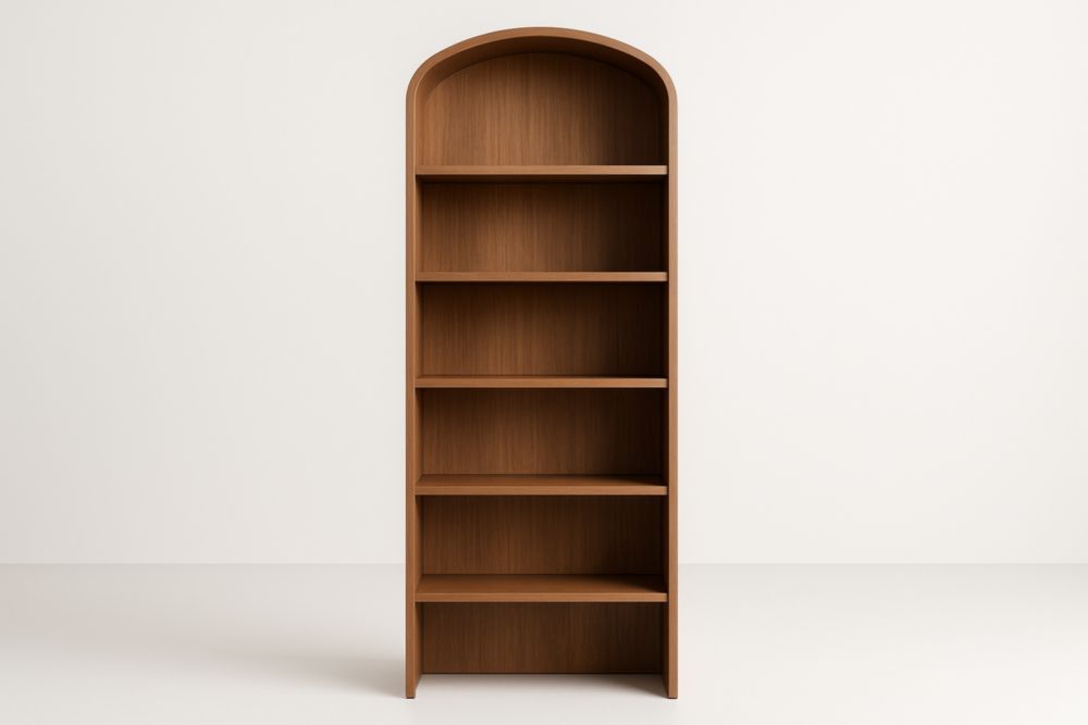 Libreria in Legno Impiallacciato Marrone H185xL70xP30 cm-Dwellanora