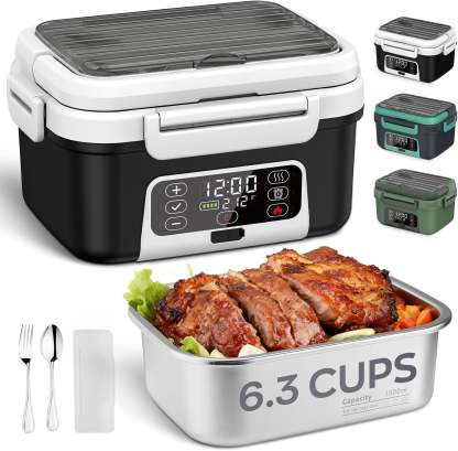Cordless electric lunch box can heat up itself