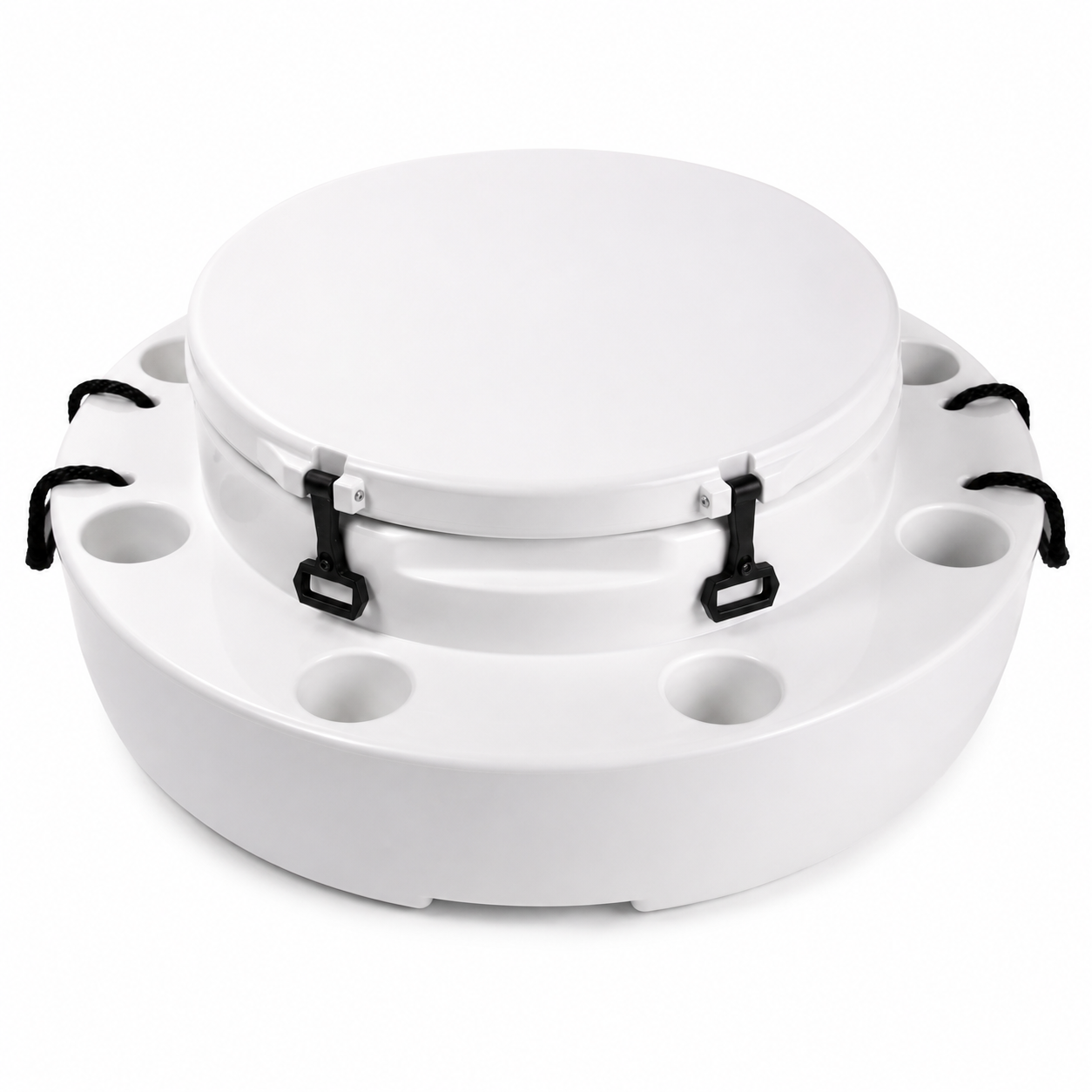 Floating Beverage Bar with 8 Cupholders & Anchor Set