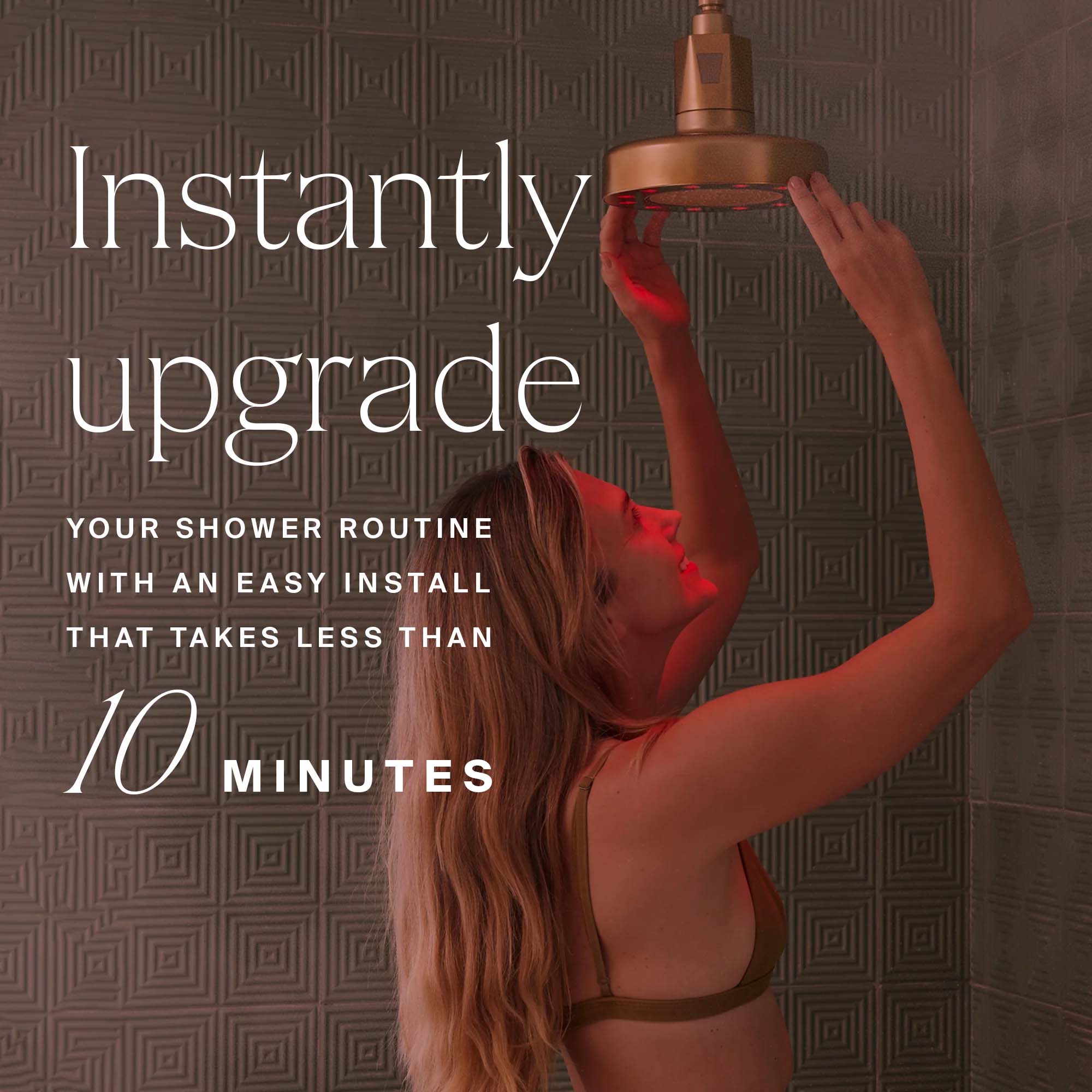Red Light Showerhead Filter