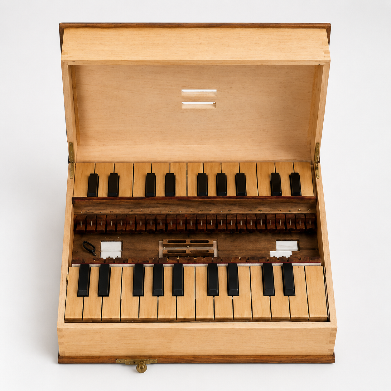 Bible Regal Organ – Foldable Mechanical Reed Organ with Dual Bellows