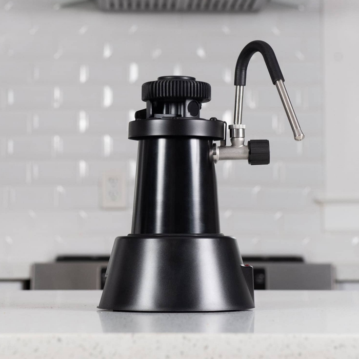 The Electric Milk Steamer – Pro Microfoam, Cool-Touch Wand, 5-Minute Heat-Up