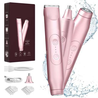 3-in-1 Portable Women's Bikini Trimmer & Shaver – Dual-Head Design