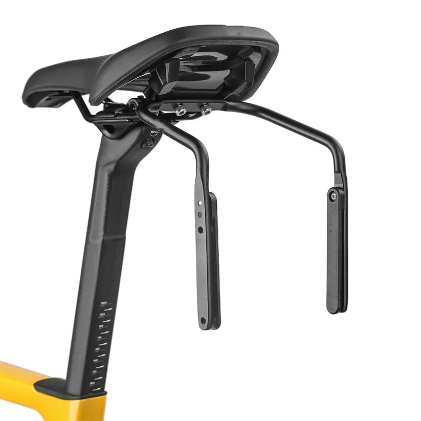 Multifunctional Bike Seat Post Stabilizer | Saddle Bag & Water Bottle 