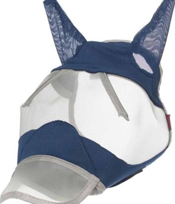 Fly Protection Full Mask – UV75% Mesh, Bamboo Lining, Forelock Slit
