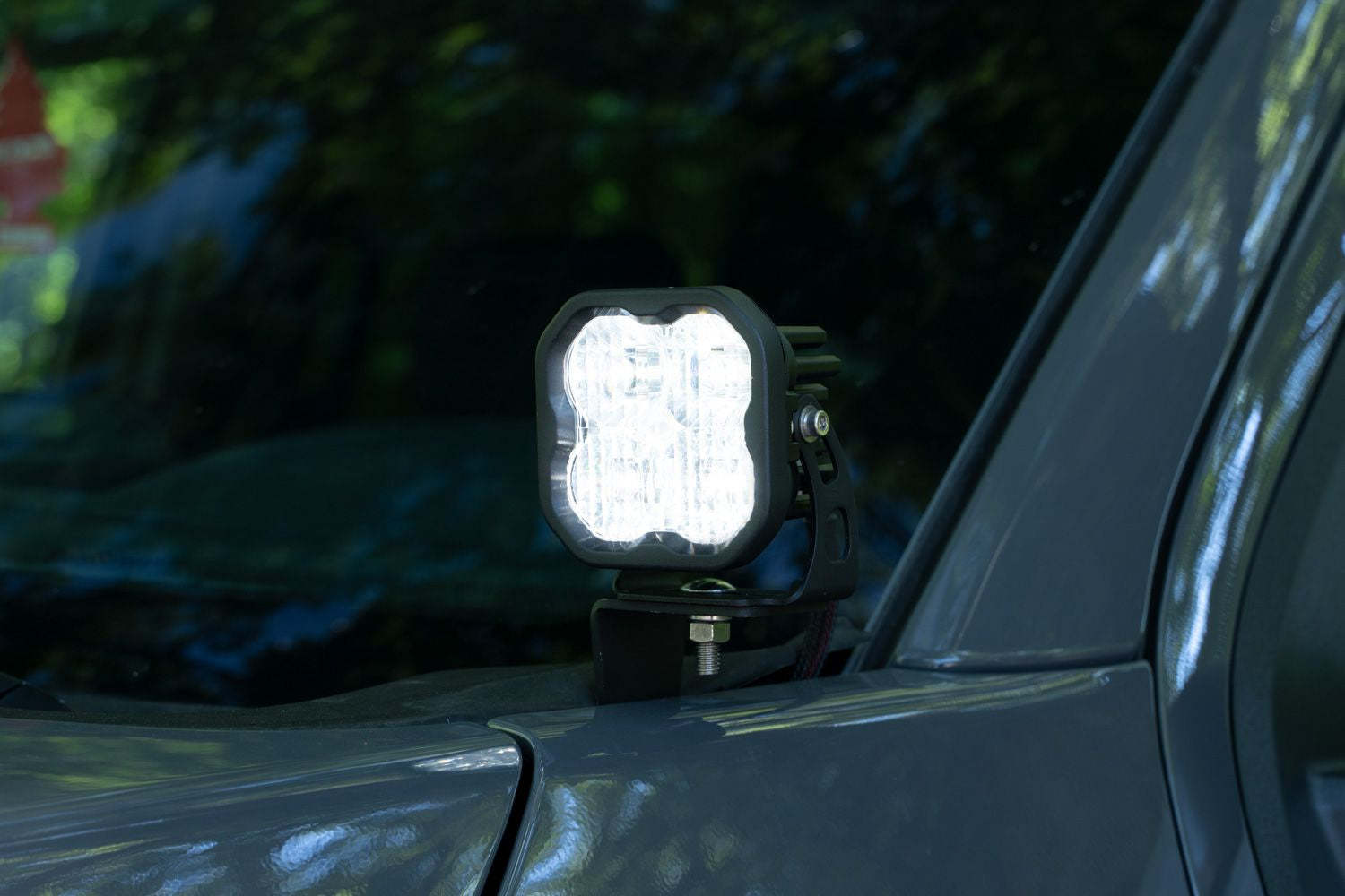 White sports LED spotlight