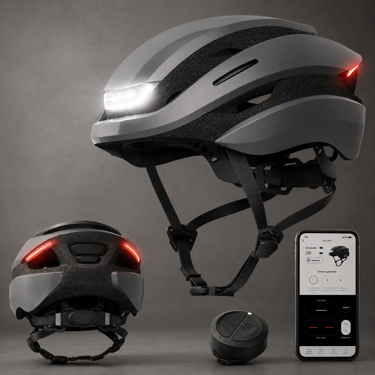 Smart LED Bicycle Helmet with Turn Signals