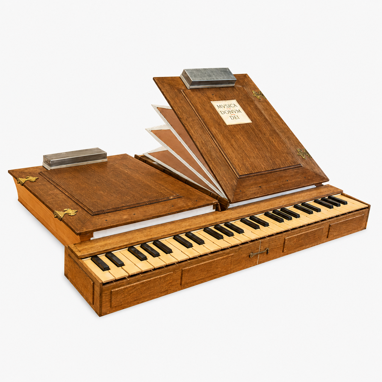 Bible Regal Organ – Foldable Mechanical Reed Organ with Dual Bellows