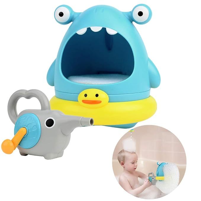 Creative shower bubble toys shaped like sharks or crabs