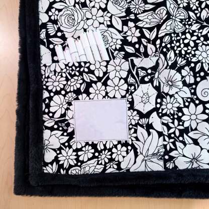 Creative Colorable Cotton Canvas Blanket