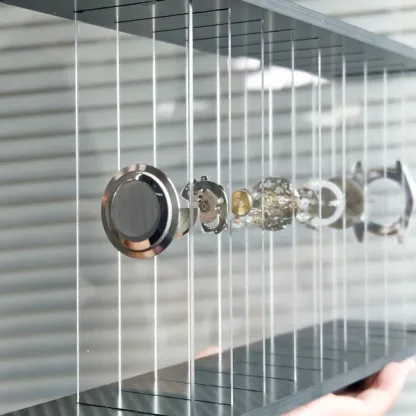 3D Deconstructed Mechanical Watch Art | Handcrafted Display in Acrylic Case