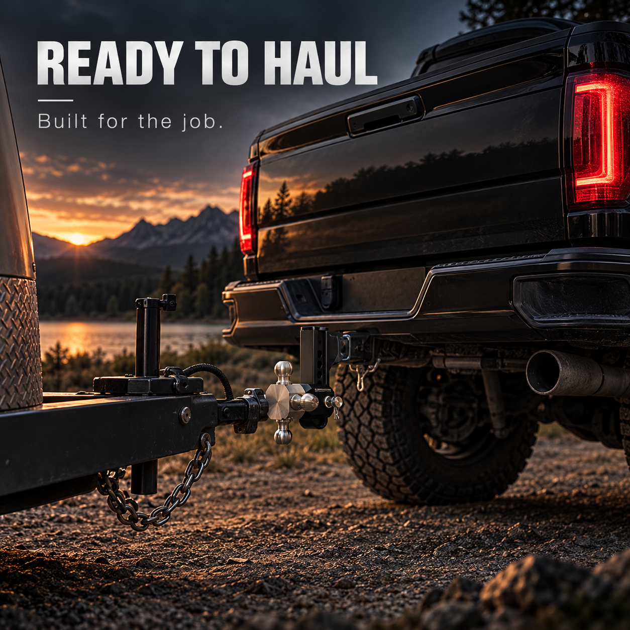 Heavy-Duty Rotating Multi-Ball Trailer Hitch