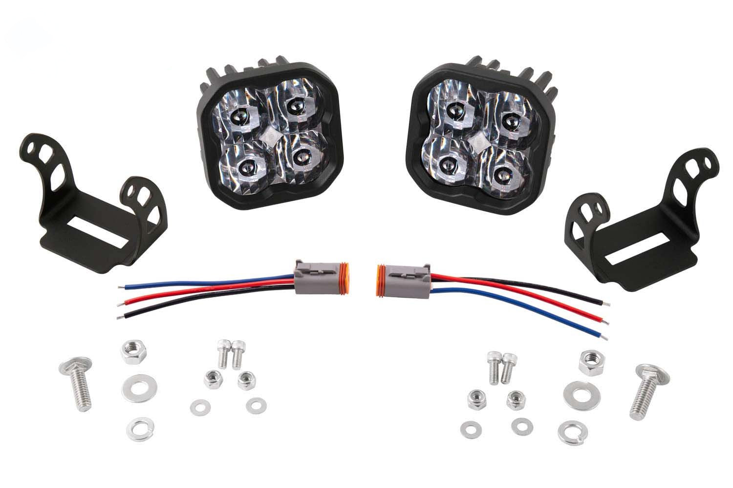 White sports LED spotlight