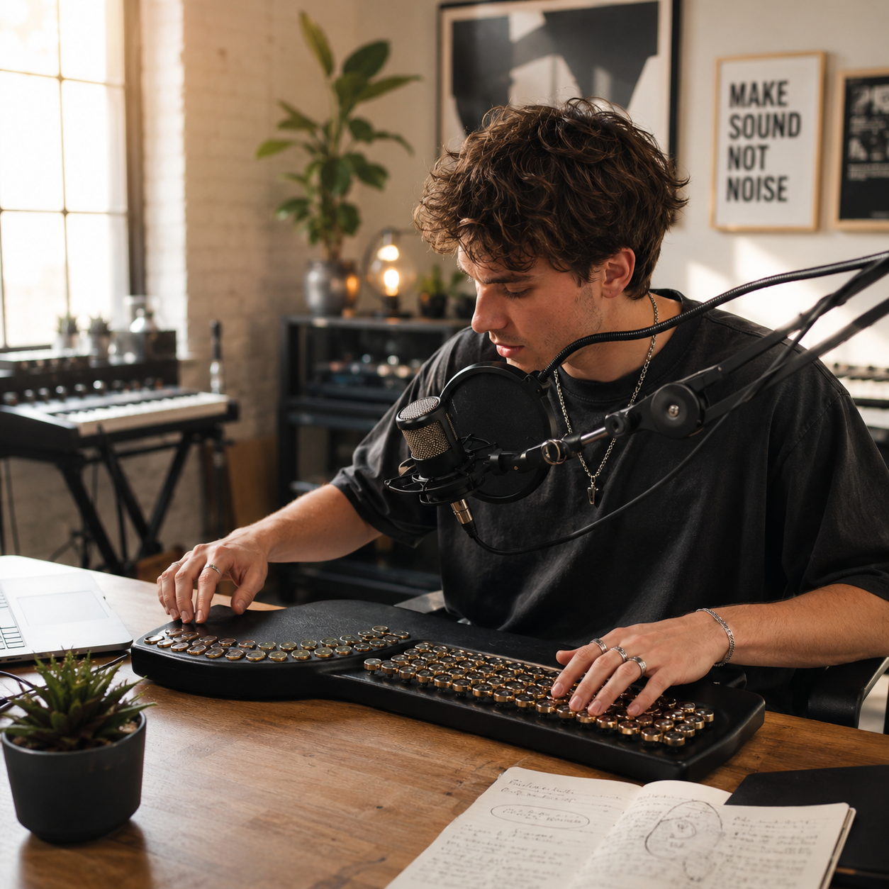 Interactive Digital Harp Music Controller