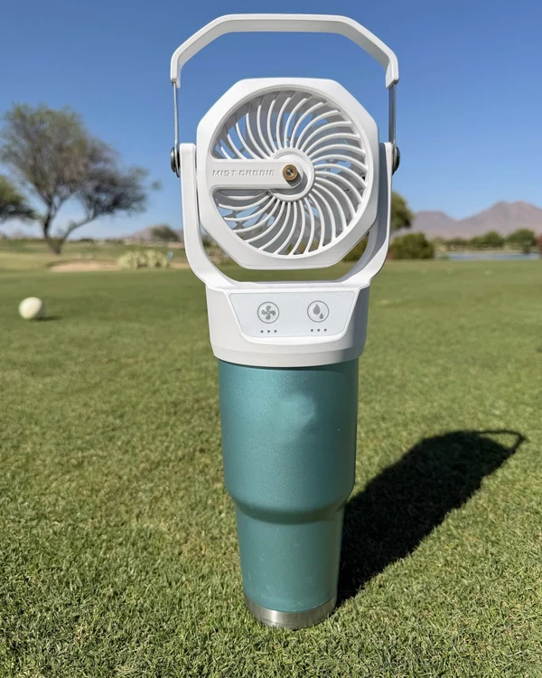 Portable Misting Fan : Fits Cup Holders — 30oz Insulated Bottle
