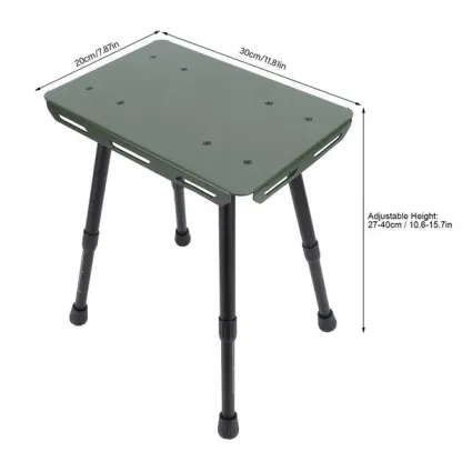 Portable Camping Chair – Foldable Stool & Small Table